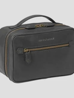 Travel & Luggage-Johnston &Amp; Murphy Rhodes Leather Travel Kit Black