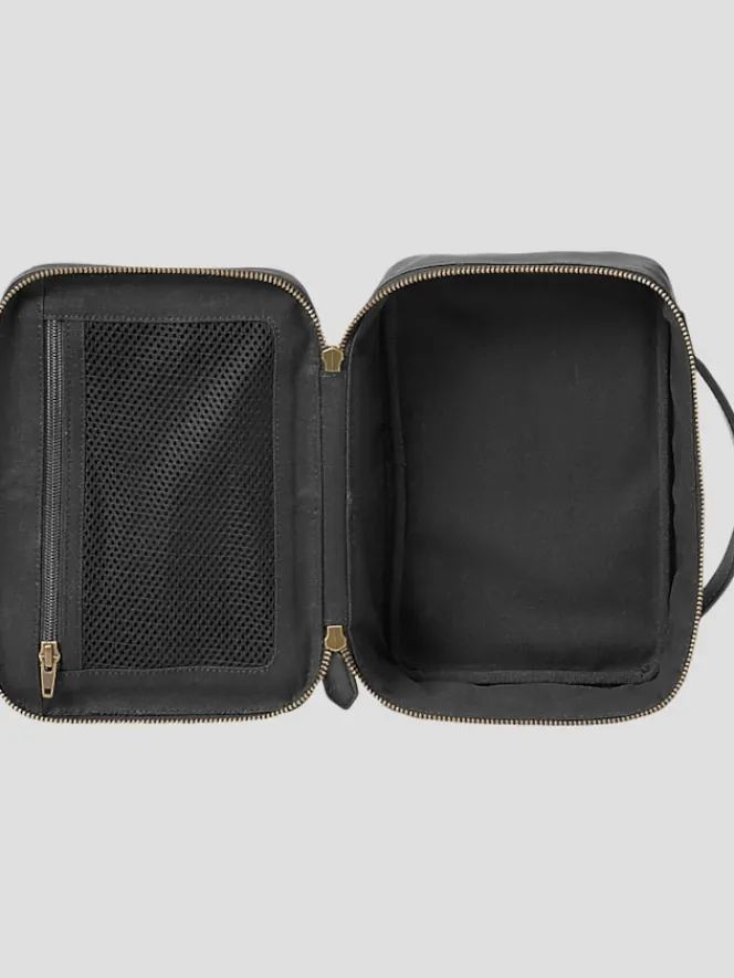 Travel & Luggage-Johnston &Amp; Murphy Rhodes Leather Travel Kit Black