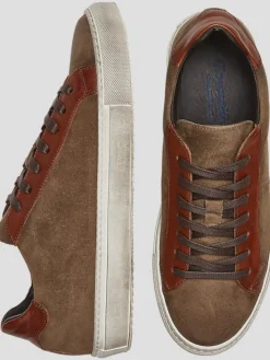 Sneakers|Casual Shoes-Giovacchini Rino Suede Lace-To-Toe Sneakers Blue