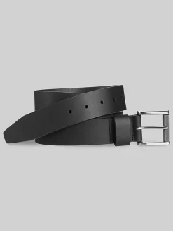Belts-Johnston &Amp; Murphy Roller Buckle Belt Black