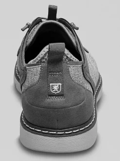 Casual Shoes|Casual Shoes-Stacy Adams Scanlon Plain Toe Elastic Lace Shoes Brown