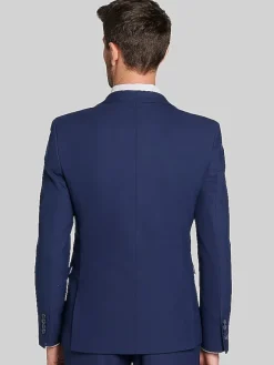 3-piece Suits|Suit Separates-Egara Skinny Fit Suit Jacket Blue/Postman