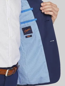 3-piece Suits|Suit Separates-Egara Skinny Fit Suit Jacket Blue/Postman