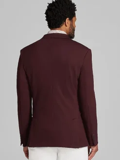 Sport Coats|Sport Coats-Calvin Klein Slim Fit Blazer Burgundy