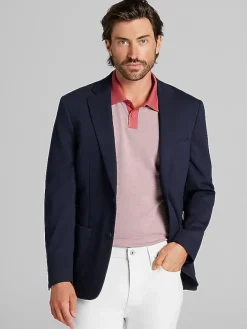 Blazers|Sport Coats-Calvin Klein Slim Fit Blazer Navy Solid