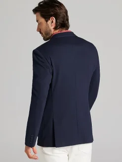 Blazers|Sport Coats-Calvin Klein Slim Fit Blazer Navy Solid
