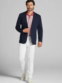 Blazers|Sport Coats-Calvin Klein Slim Fit Blazer Navy Solid