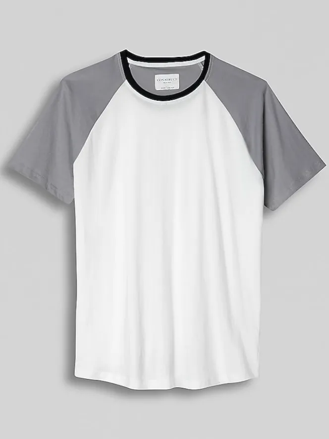 T-shirts-Con.Struct Slim Fit Crewneck Tee Dark Blue