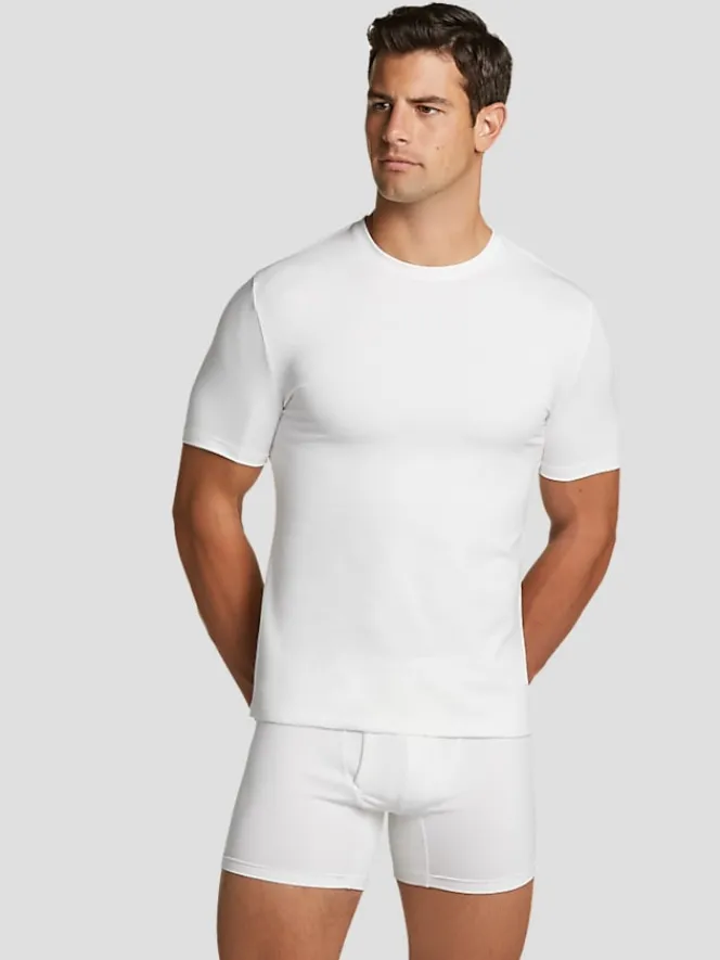 Underwear-Egara Slim Fit Crewneck T-Shirt, 3-Pack Multi