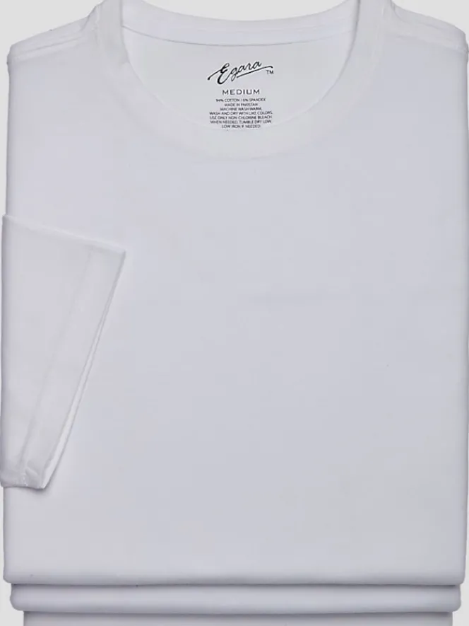 Underwear-Egara Slim Fit Crewneck T-Shirt, 3-Pack Multi