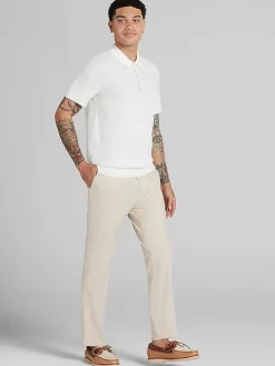 Casual Pants & Chinos|Casual Pants & Chinos-Paisley &Amp; Gray Slim Fit Downing Pants Tan