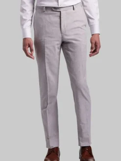 Big & Tall Pants|Big & Tall Suits-JOE Joseph Abboud Slim Fit Linen Blend Suit Pants Dusty Blue