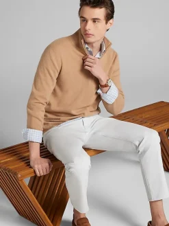 Patterned Dress Shirts|Dress Shirts-Wilke-Rodriguez Slim Fit Offset Plaid Dress Shirt Blue/Green