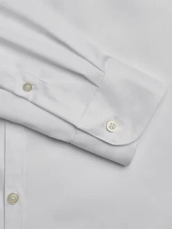 Solid Dress Shirts|White Dress Shirts-Awearness Kenneth Cole Slim Fit Performance Dress Shirt White