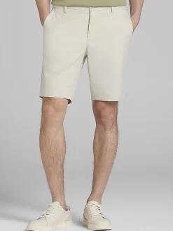 Shorts|Shorts-Awearness Kenneth Cole Slim Fit Performance Flex Shorts Black