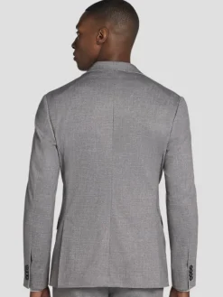 3-piece Suits|Suit Separates-JOE Joseph Abboud Slim Fit Sharkskin Suit Jacket Gray Sharksin
