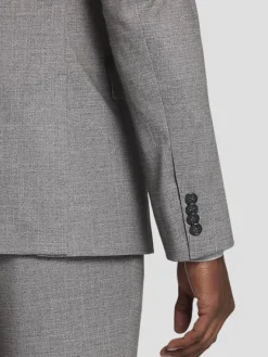 3-piece Suits|Suit Separates-JOE Joseph Abboud Slim Fit Sharkskin Suit Jacket Gray Sharksin