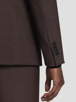 3-piece Suits|Suit Separates-JOE Joseph Abboud Slim Fit Sharkskin Suit Jacket Brick