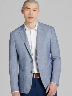 Sport Coats|Sport Coats-Calvin Klein Slim Fit Sport Coat Blue Neat