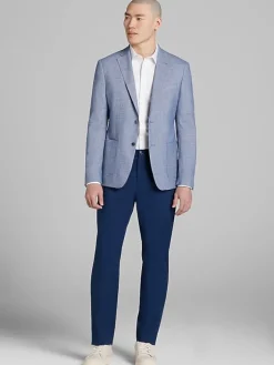 Sport Coats|Sport Coats-Calvin Klein Slim Fit Sport Coat Blue Neat