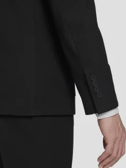 3-piece Suits|Suit Separates-Calvin Klein Slim Fit Suit Jacket Black Solid