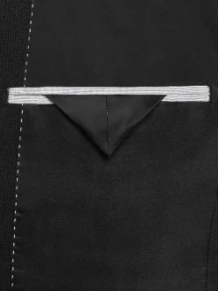 3-piece Suits|Suit Separates-Wilke-Rodriguez Slim Fit Suit Jacket Black Grid