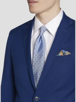 3-piece Suits|Suit Separates-Wilke-Rodriguez Slim Fit Suit Jacket Blue Solid