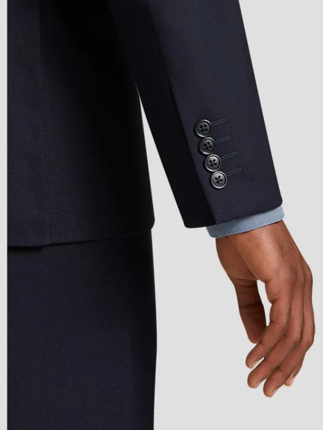 3-piece Suits|Suit Separates-Wilke-Rodriguez Slim Fit Suit Jacket Navy Tic