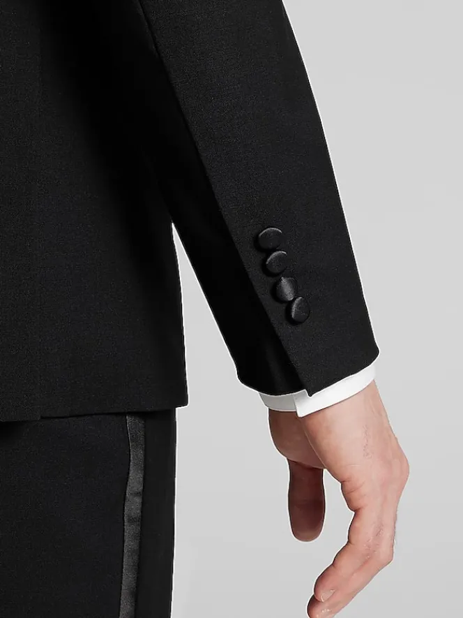 Tuxedos|Big & Tall Tuxedos-Pronto Uomo Platinum Slim Fit Suit Separates Tuxedo Jacket Formal