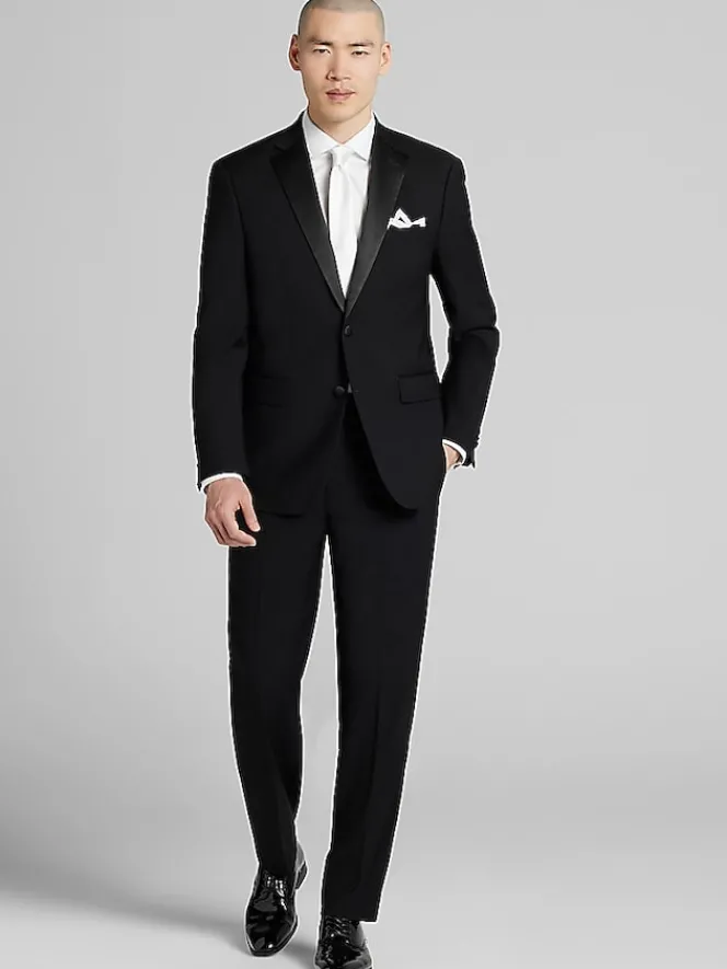 Tuxedos|Big & Tall Tuxedos-Pronto Uomo Platinum Slim Fit Suit Separates Tuxedo Jacket Formal