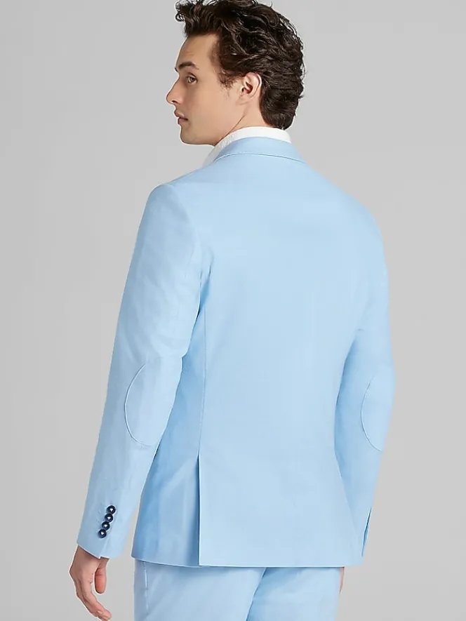 3-piece Suits|Suit Separates-Paisley &Amp; Gray Slim Fit Suit Suit Jacket Baby Blue