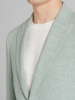 Sport Coats|Sport Coats-JOE Joseph Abboud Slim Fit Textured Sport Coat Sage Texture