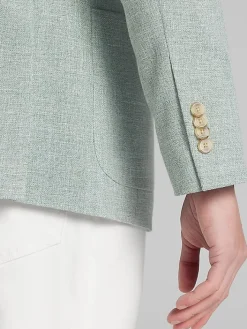 Sport Coats|Sport Coats-JOE Joseph Abboud Slim Fit Textured Sport Coat Sage Texture