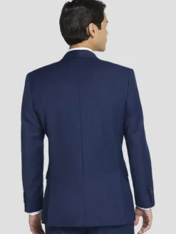 3-piece Suits|Suit Separates-JOE Joseph Abboud Slim Fit Wool Blend Suit Jacket Black Solid