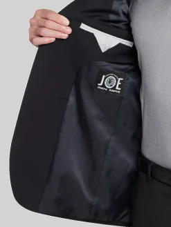 3-piece Suits|Suit Separates-JOE Joseph Abboud Slim Fit Wool Blend Suit Jacket Black Solid