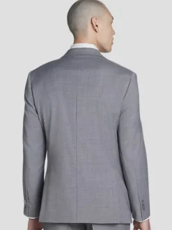 3-piece Suits|Suit Separates-JOE Joseph Abboud Slim Fit Wool Blend Suit Jacket Med Gray Solid