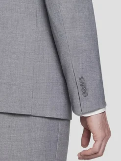 3-piece Suits|Suit Separates-JOE Joseph Abboud Slim Fit Wool Blend Suit Jacket Med Gray Solid