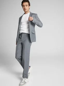 3-piece Suits|Suit Separates-JOE Joseph Abboud Slim Fit Wool Blend Suit Jacket Med Gray Solid