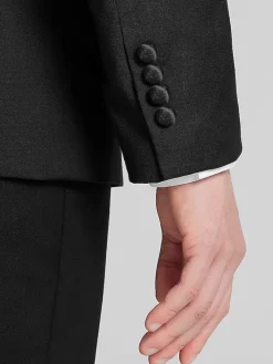 Tuxedos|Big & Tall Tuxedos-Calvin Klein Slim Fit Wool Shawl Lapel Tuxedo Jacket Formal