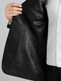 Tuxedos|Big & Tall Tuxedos-Calvin Klein Slim Fit Wool Shawl Lapel Tuxedo Jacket Formal