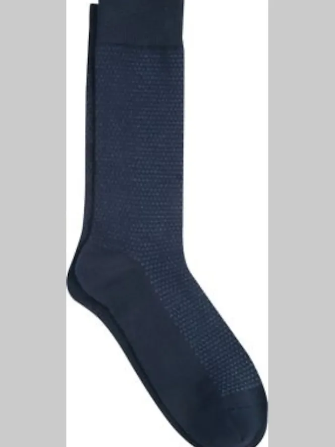 Socks-Joseph Abboud Solid Dress Socks, 1-Pair Black Diamond