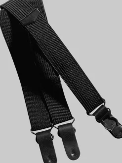 Formal Accessories|Suspenders-Men's Wearhouse Solid Minimalist Suspenders Black