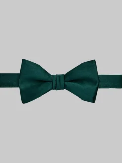 Formal Accessories|Bow Ties-Pronto Uomo Solid Silk Pre-Tied Bow Tie Apple