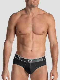 Underwear-Leo By Leonisa Solid Ultra-Light Briefs, Single-Pack Black