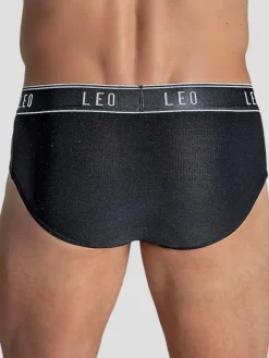 Underwear-Leo By Leonisa Solid Ultra-Light Briefs, Single-Pack Black