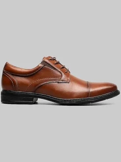Dress & Formal Shoes|Oxfords-Nunn Bush Stark Cap Toe Oxfords Black