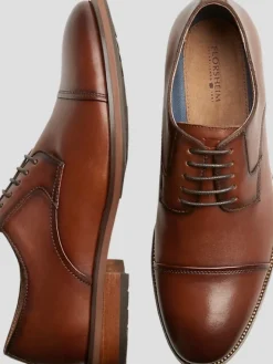 Dress & Formal Shoes|Oxfords-Florsheim Surge Leather Cap Toe Oxfords Black