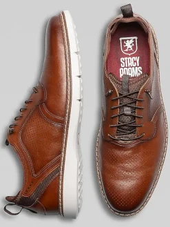 Casual Shoes|Casual Shoes-Stacy Adams Sync Plain Toe Elastic Lace Shoes Black