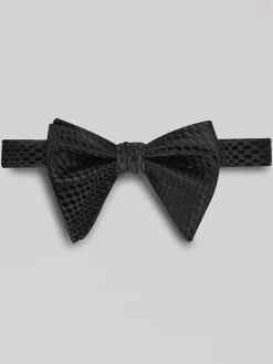 Bow Ties-Egara Teardrop Bow Tie Black