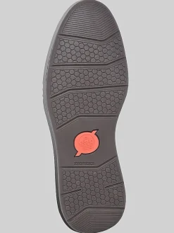 Oxfords|Casual Shoes-Born Shoes Todd Plain Toe Oxfords Dk Brown Pyramid